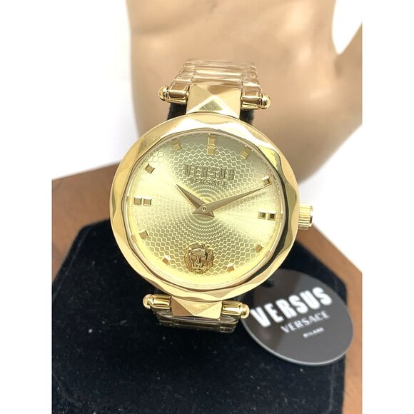 Versus by Versace Women's Watch VSPCD2H21 Quartz Gold Stainless Steel 36mm - Picture 1 of 13